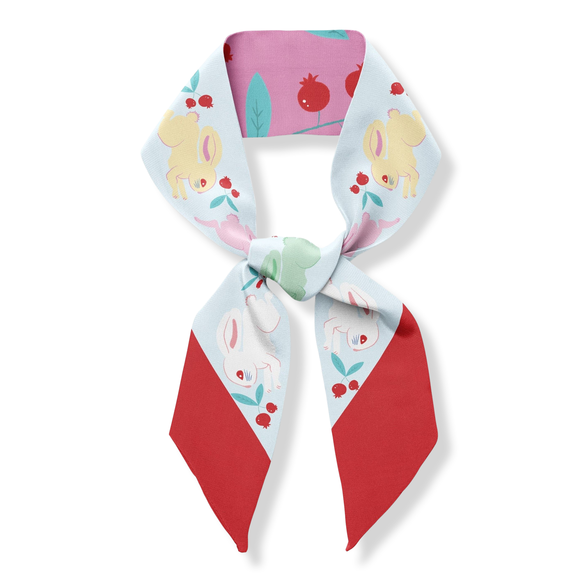 Centinelle Bunnies Twilly Ribbon Scarf #1