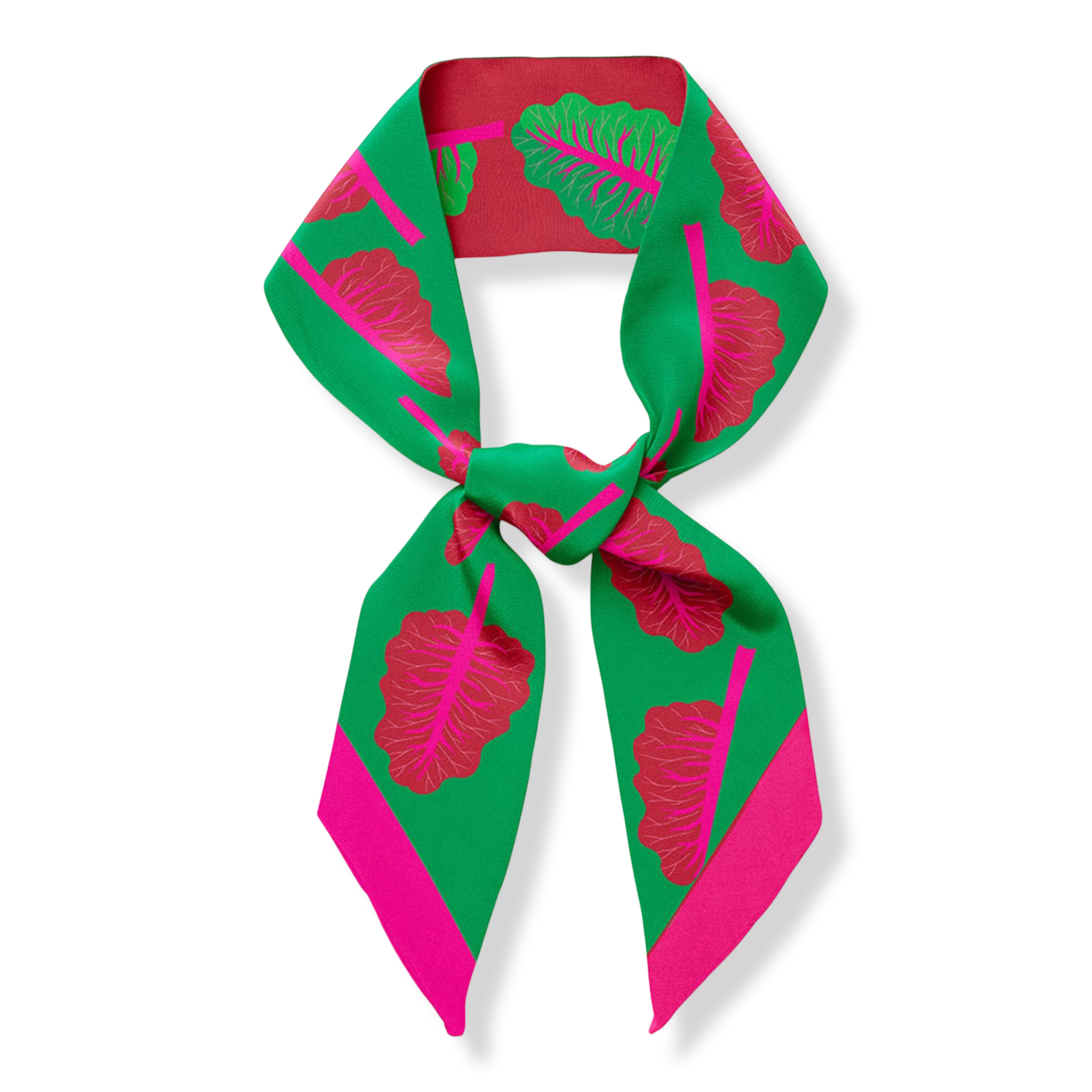 Centinelle Glowing Chard Twilly Ribbon Scarf #1