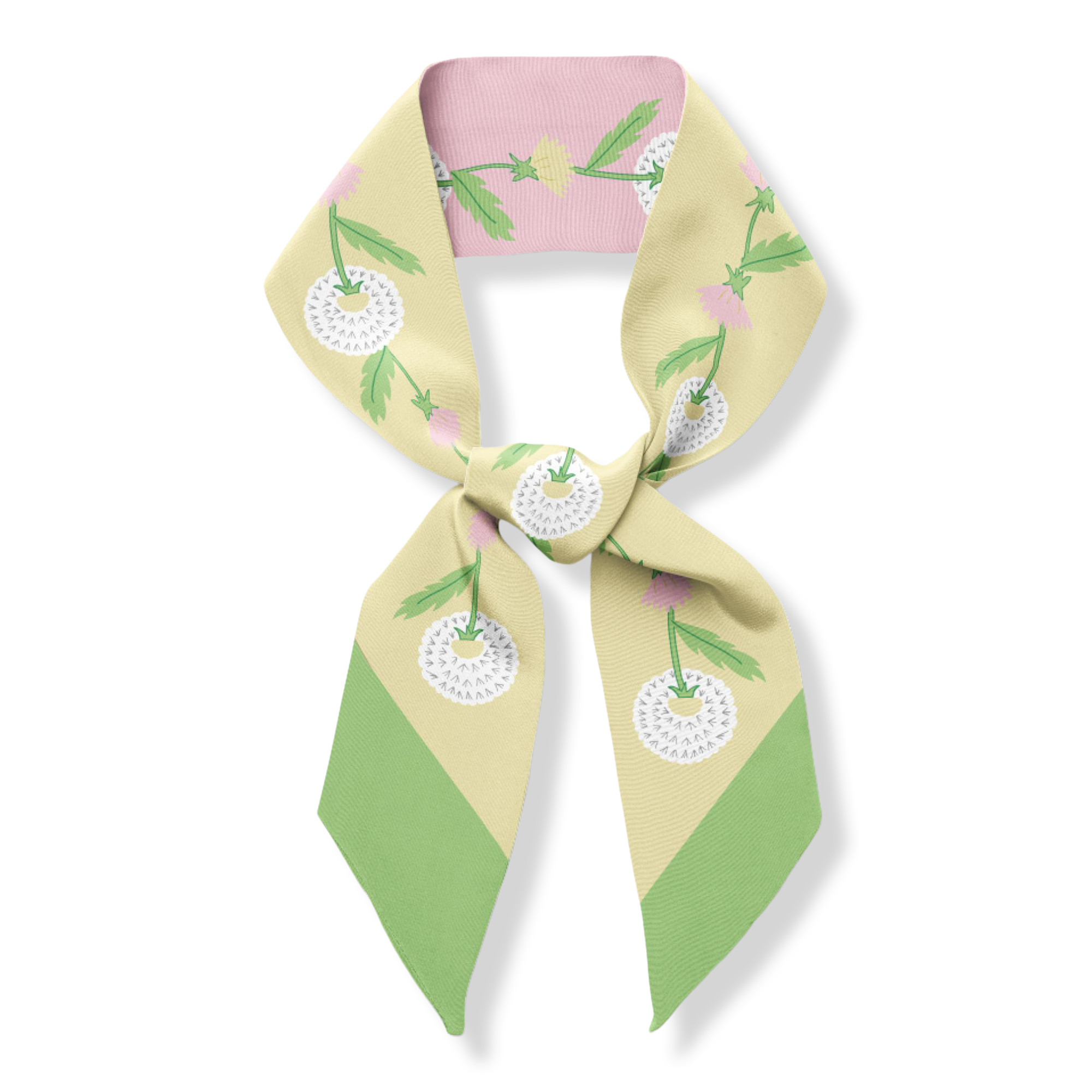 Centinelle Dandelion Twilly Ribbon Scarf #1