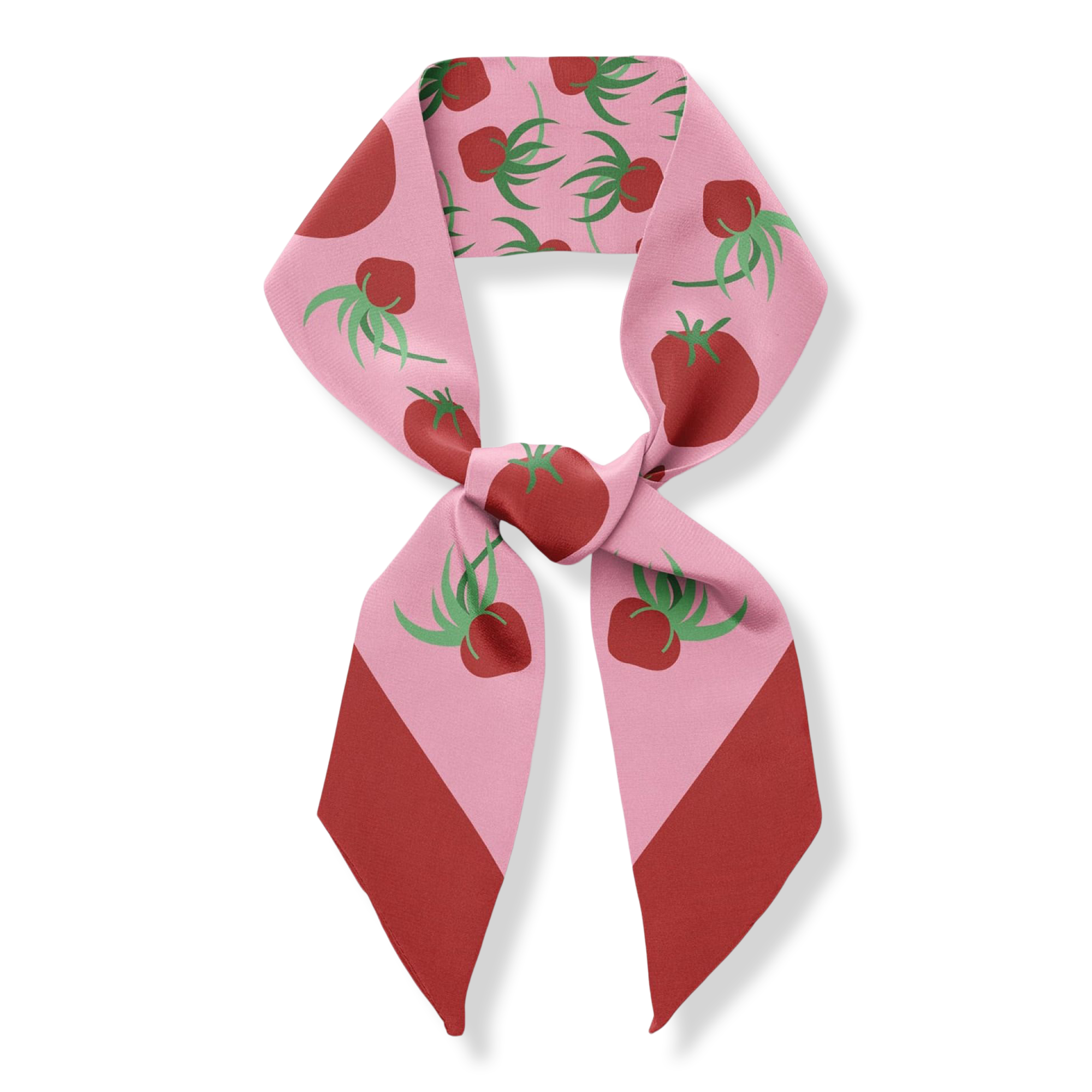 Centinelle Tomatoes Twilly Ribbon Scarf #1