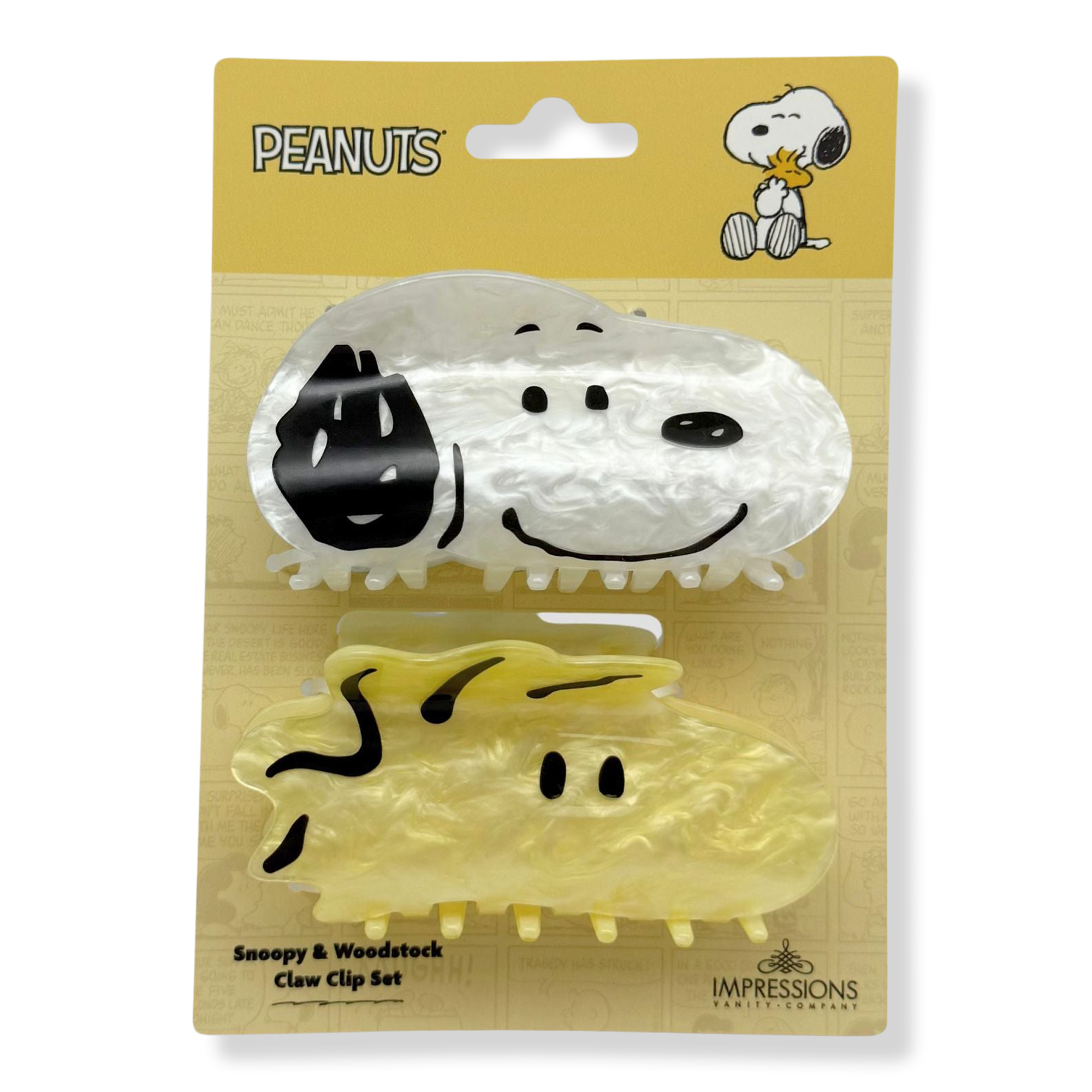Impressions Home Peanuts™ Snoopy & Woodstock Claw Clip Set #1