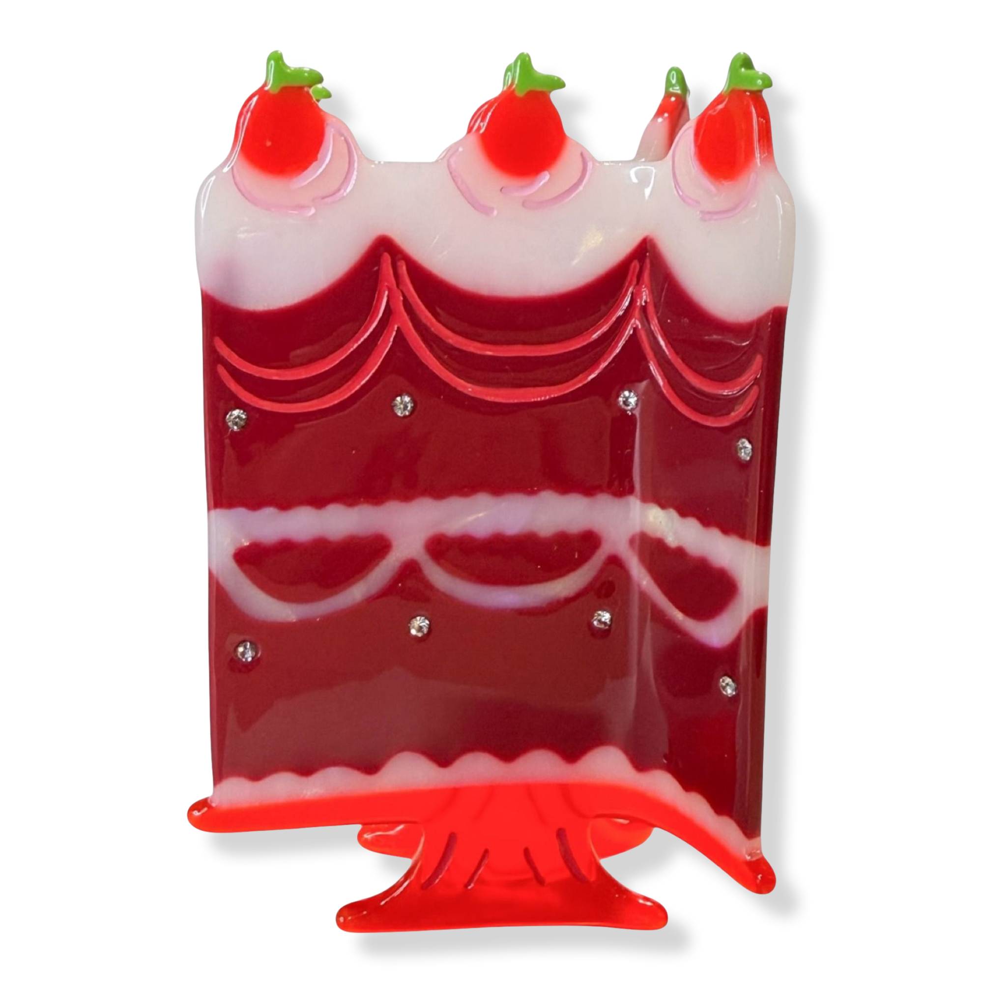 Centinelle Quinceanera Dark Cherry Cake Hair Claw #1