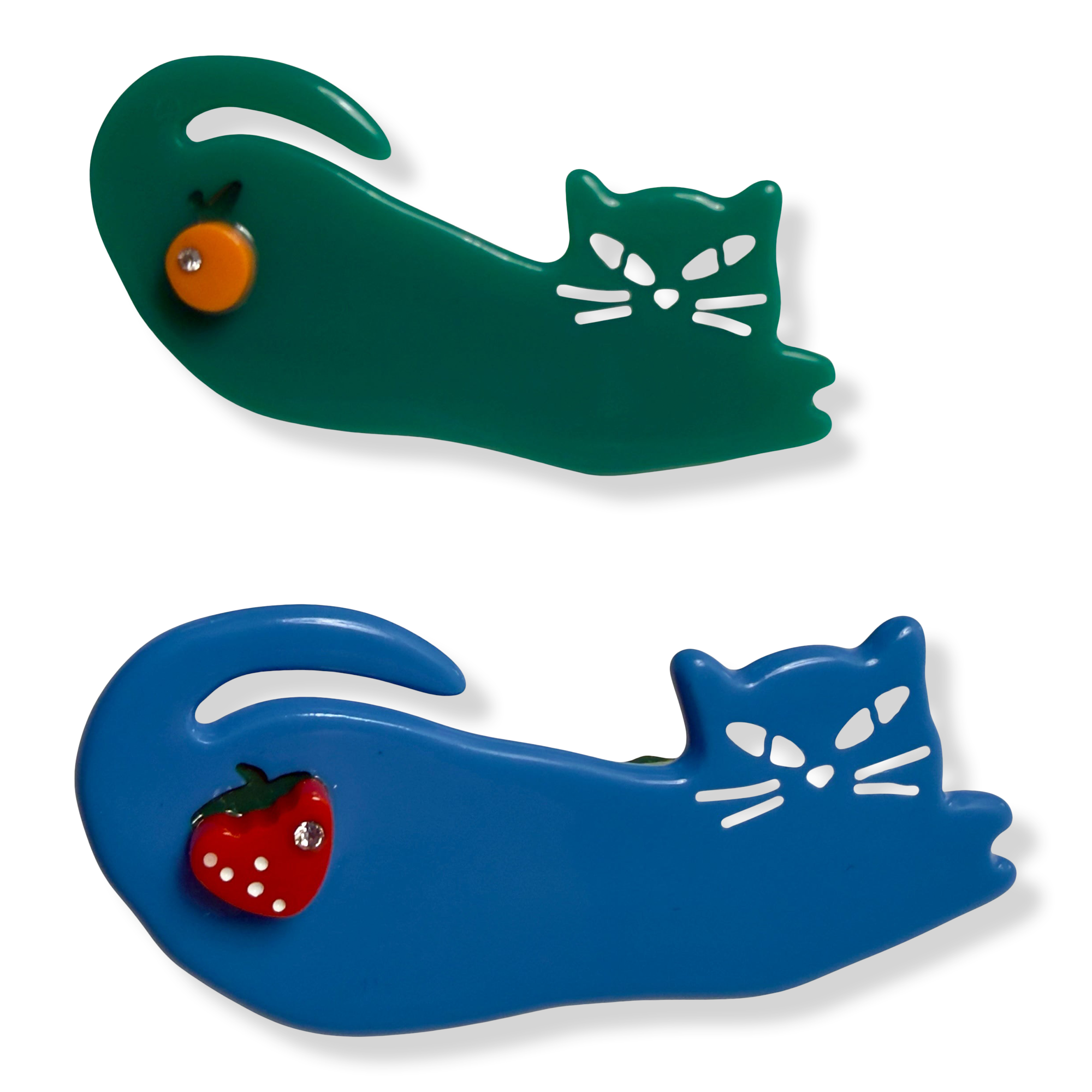 Centinelle Fruit Cats Hair Clip Duo #1