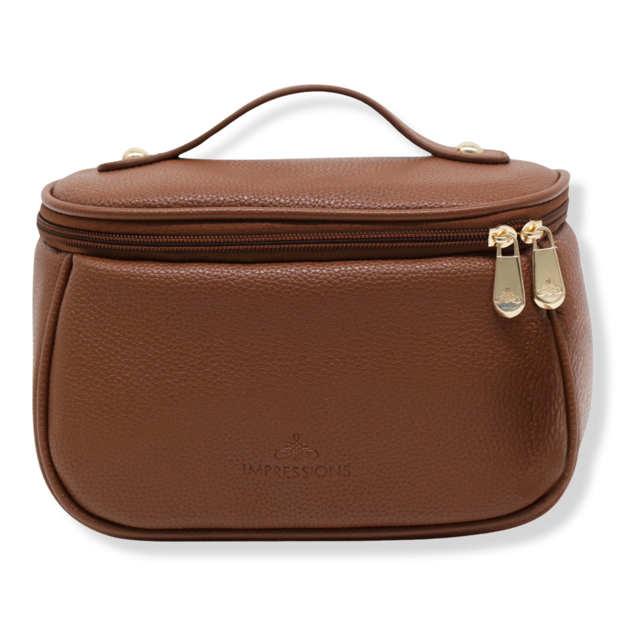 Impressions Home Dublin Faux Leather Cosmetic Bag #1