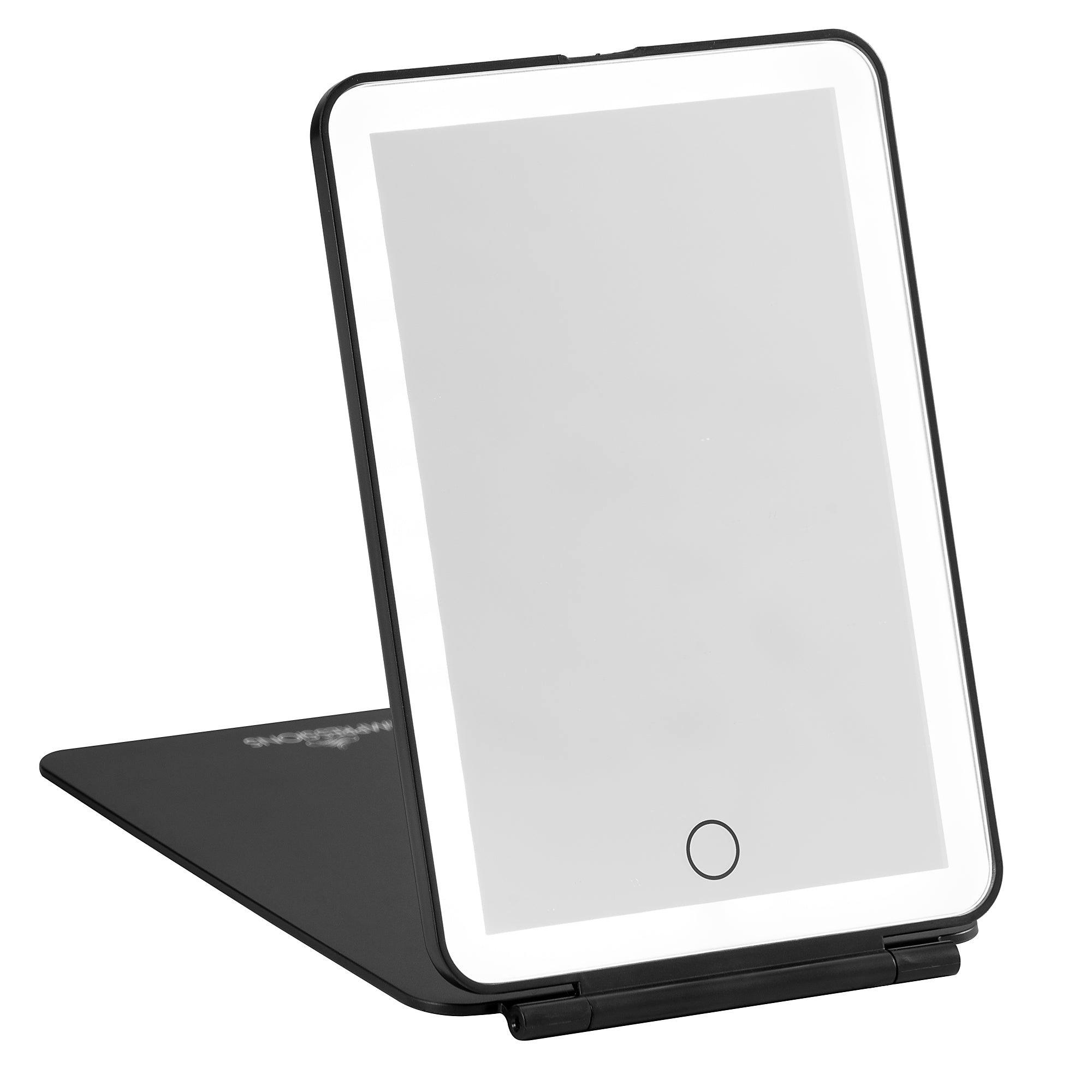 Impressions Home Touch Pad Mini Tri-Tone LED Makeup Mirror, цвет: Розовый — фото 4