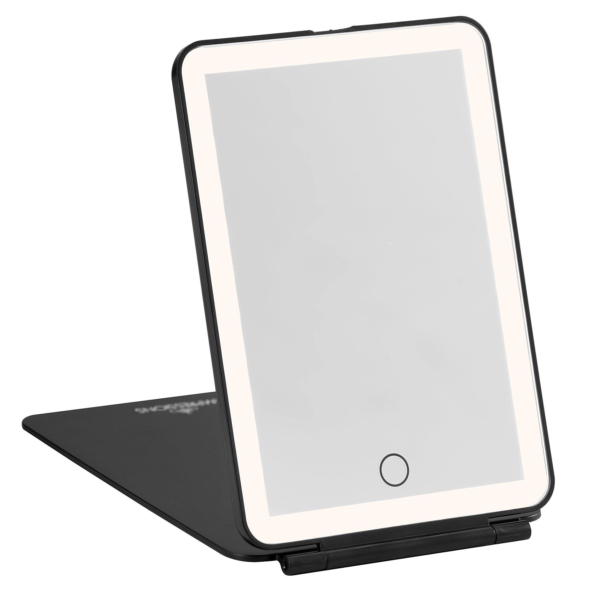 Impressions Home Touch Pad Mini Tri-Tone LED Makeup Mirror, цвет: Розовый — фото 5