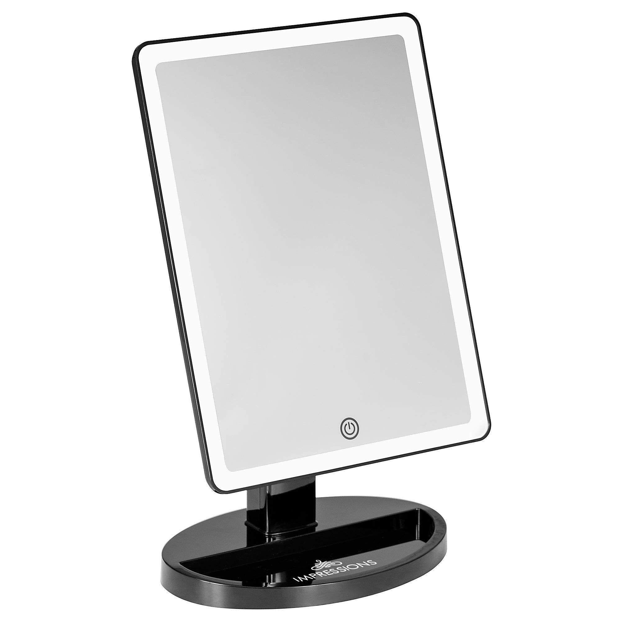Impressions Home Vanity Touch Ultra LED Makeup Mirror, цвет: Чёрный — фото 3