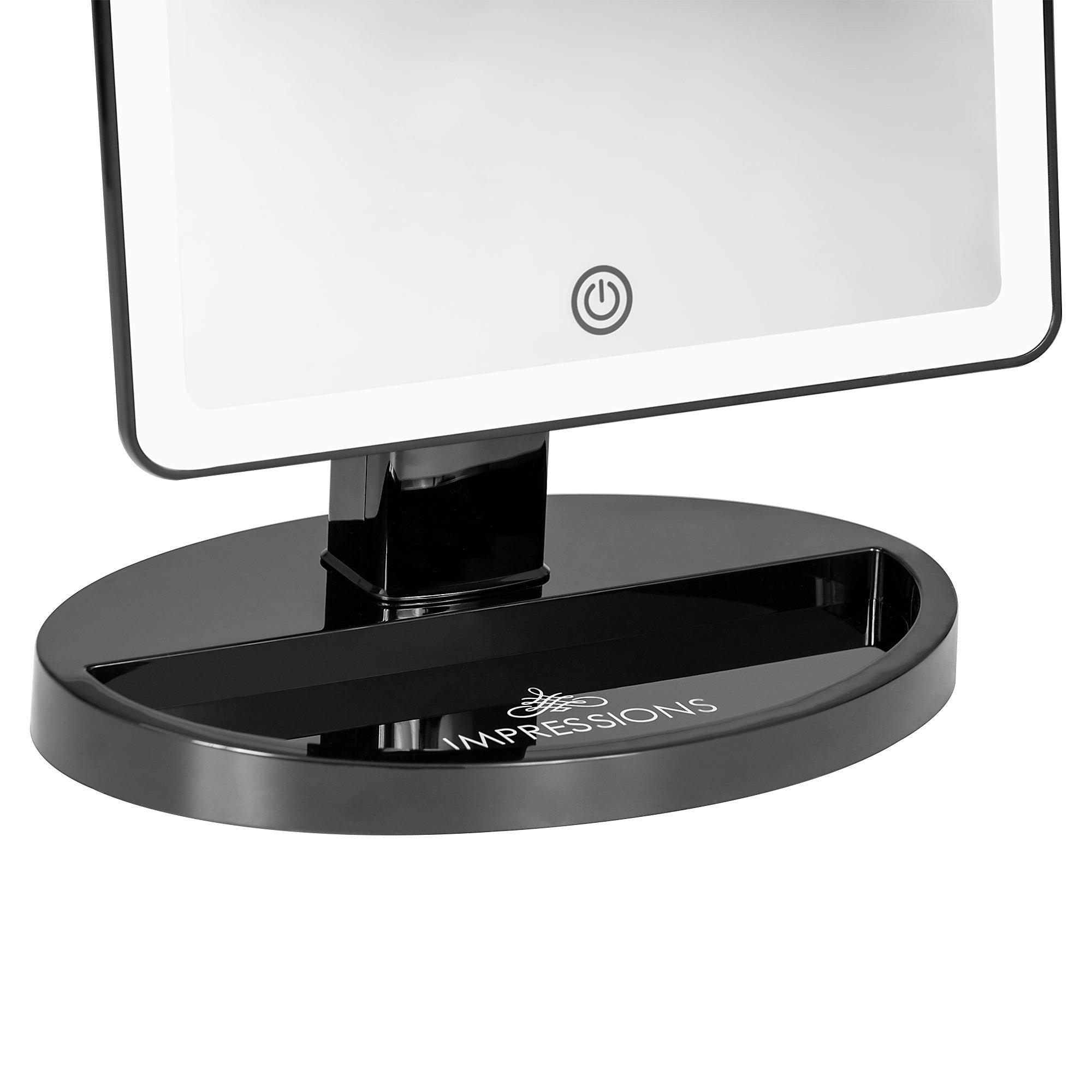 Impressions Home Vanity Touch Ultra LED Makeup Mirror, цвет: Чёрный — фото 2