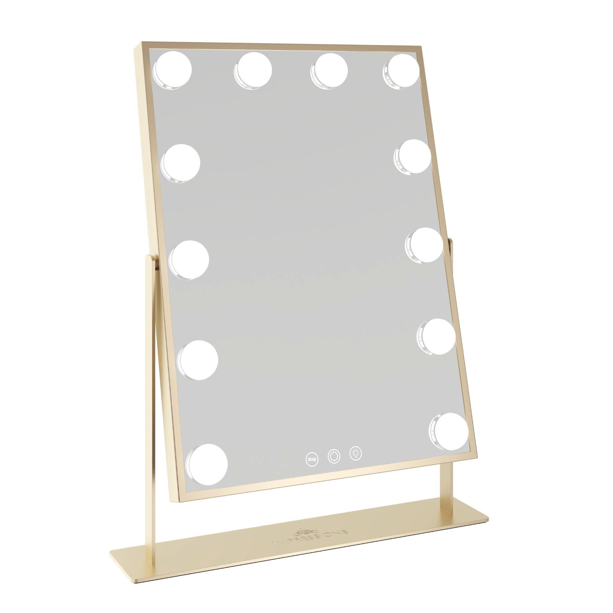 Impressions Home Hollywood Tri-Tone XL Makeup Mirror, цвет: Чёрный — фото 6