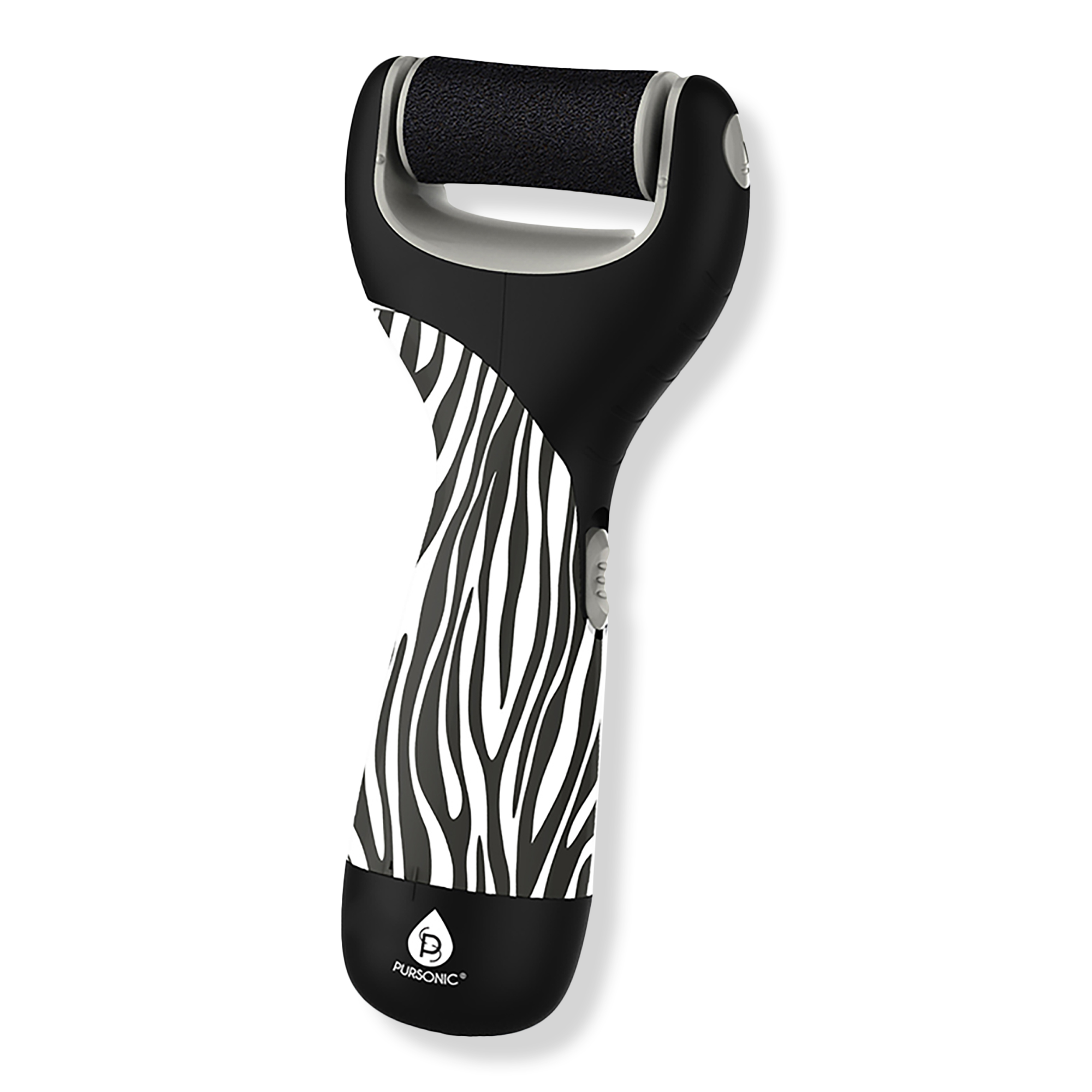 PURSONIC Battery-Operated Foot File Callus Remover, цвет: Чёрный зебра — фото 1
