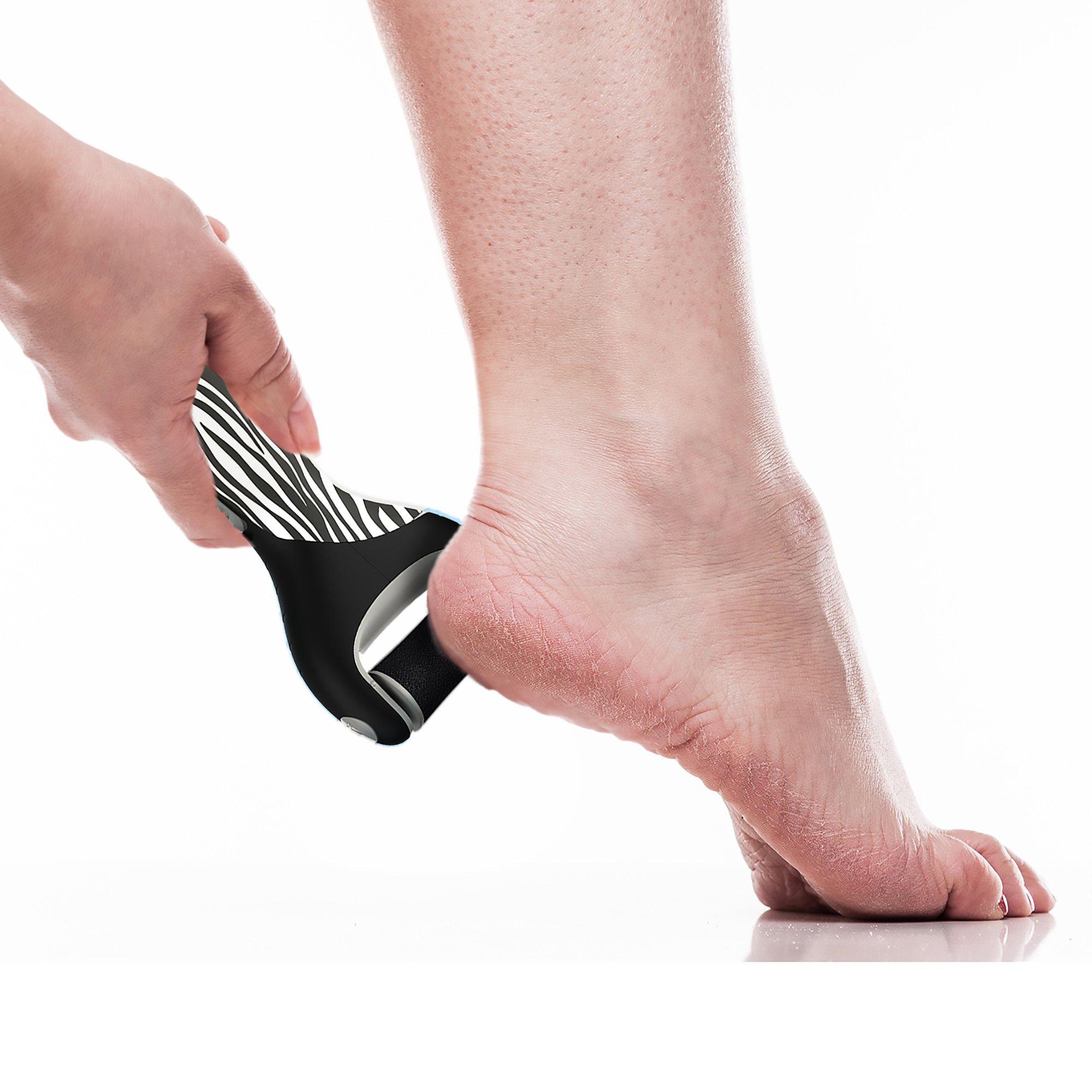 PURSONIC Battery-Operated Foot File Callus Remover, цвет: Чёрный зебра — фото 4