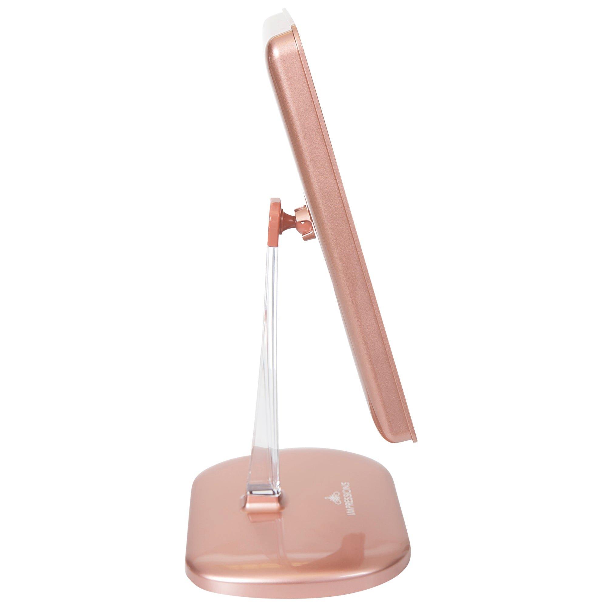 Impressions Home Touch Pro LED Makeup Mirror with Bluetooth Audio and USB Charger, цвет: Белый — фото 7