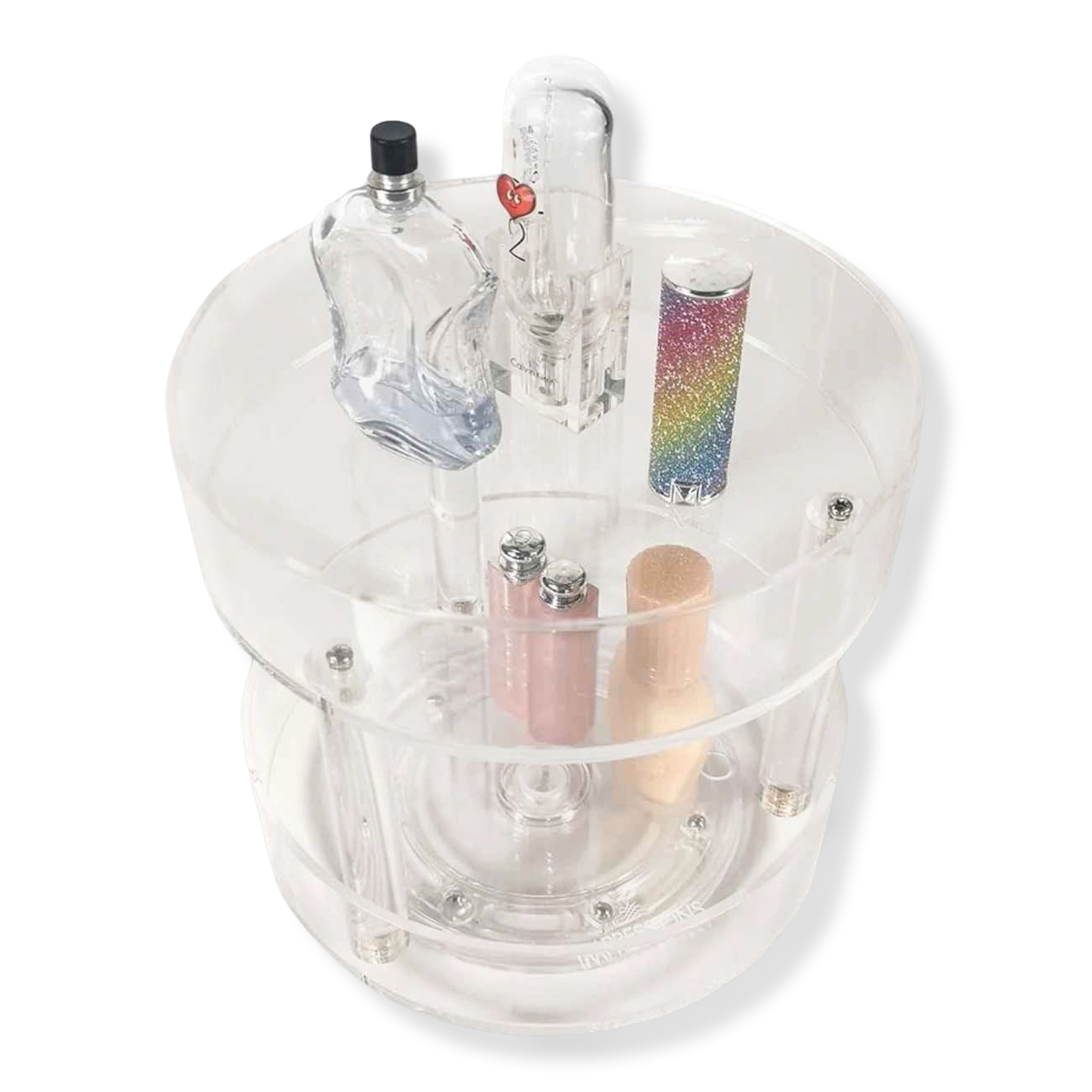 Impressions Home 2-Tier Rotating Crystal-Clear Acrylic Organizer #1