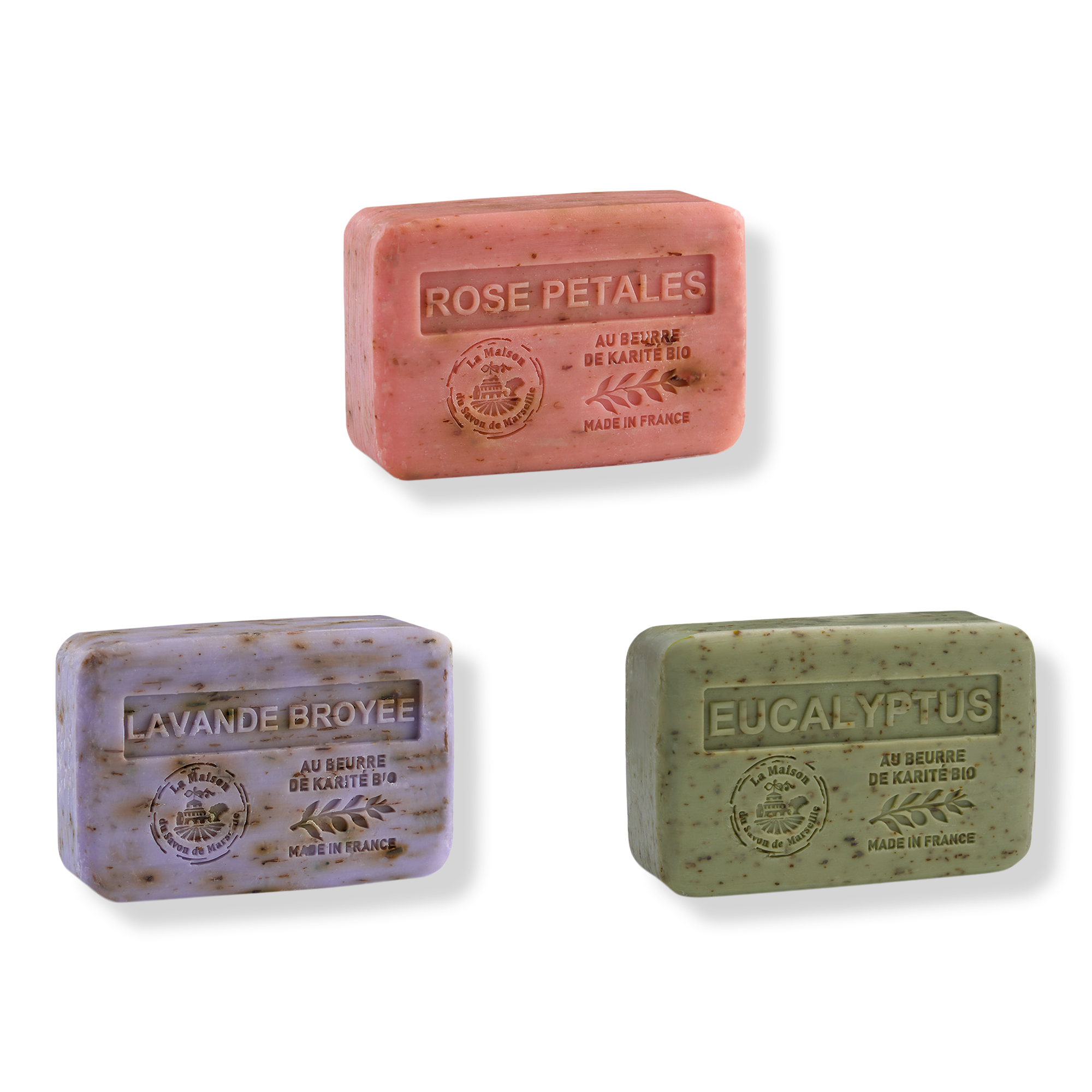 La Maison Du Savon Marseille Scrub Soap Trio #1
