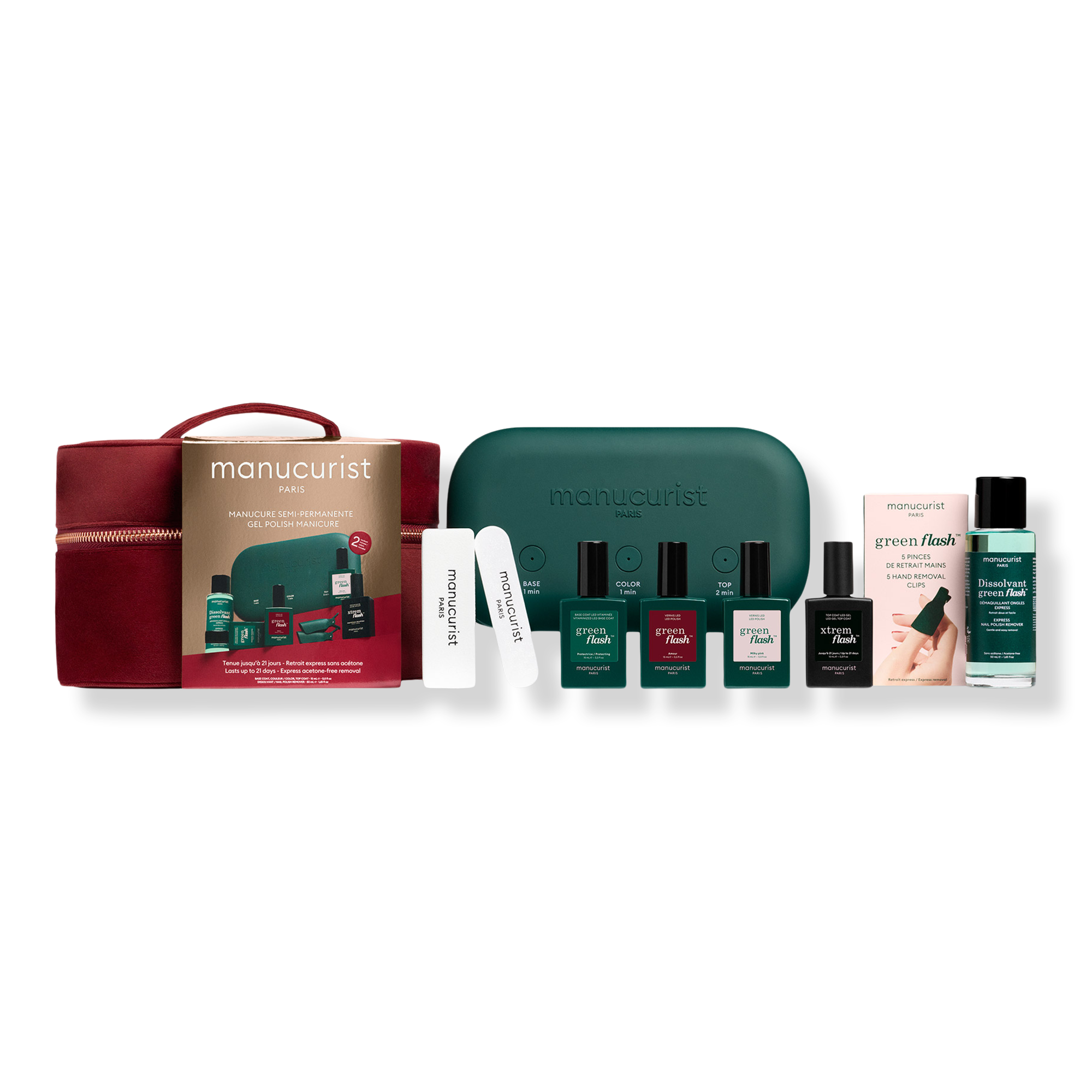 Manucurist Xtrem Flash Gel Nail Polish Routine Gift Set #1