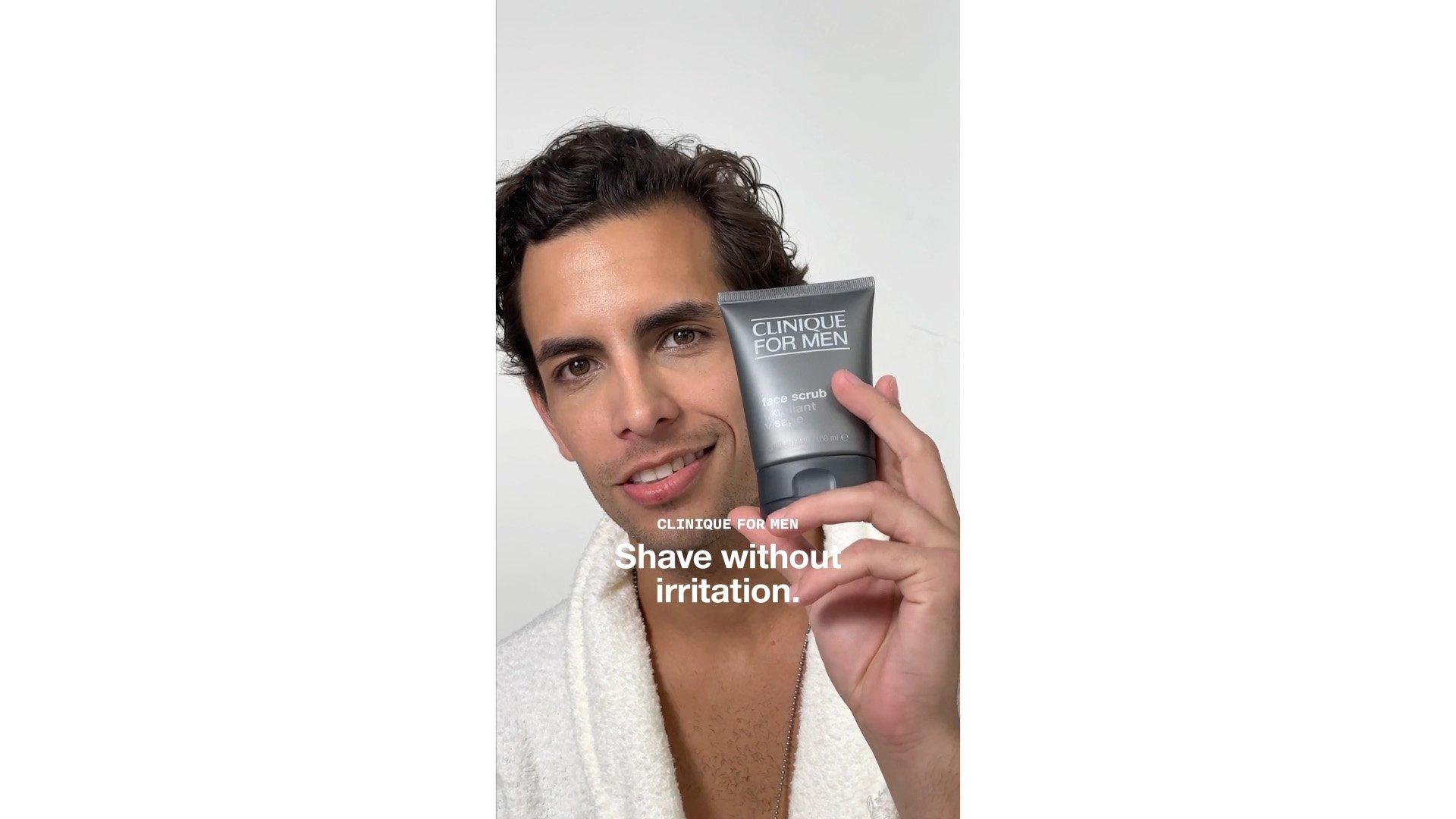 Clinique facial store scrub mens