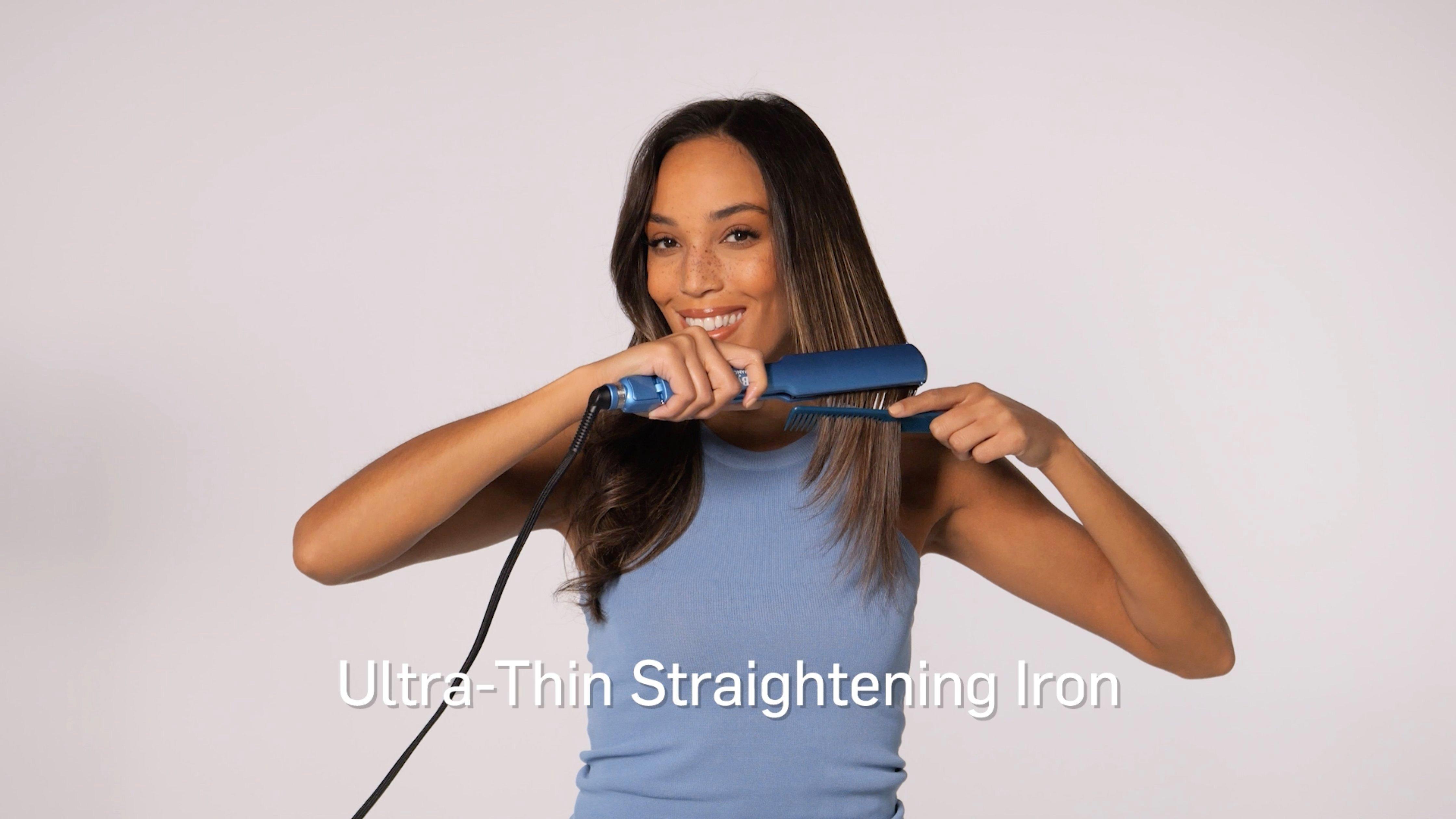 Thin shop hair straightening