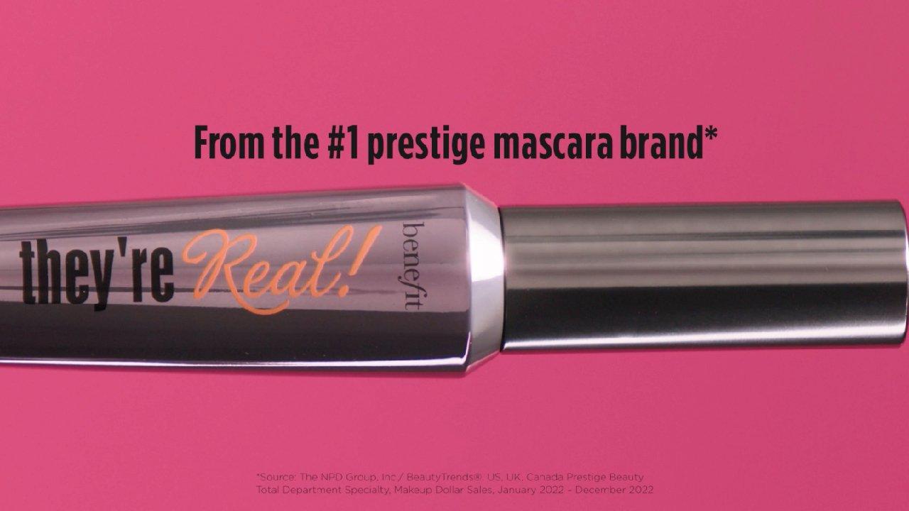 Benefit Cosmetics They're Real Beyond Mascara Duo Set Black, 0.3 Ounce