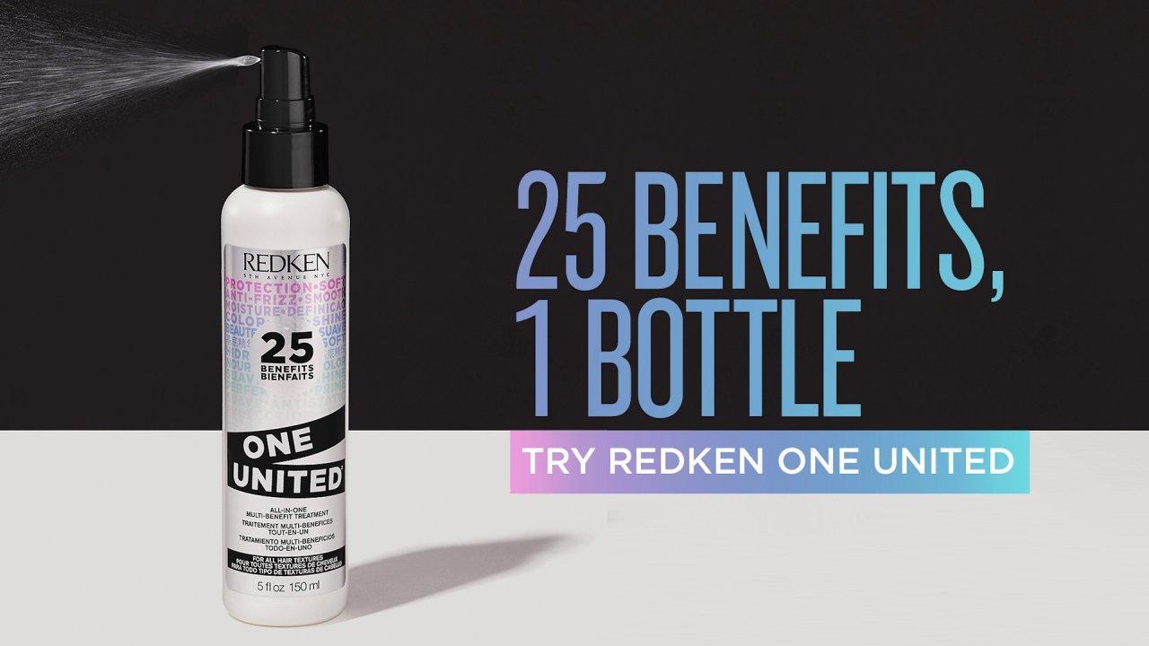 Redken Trattamento Professionale, Spray Multi-beneficio per Tutti i Capelli,  One United, 150 ml : : Bellezza