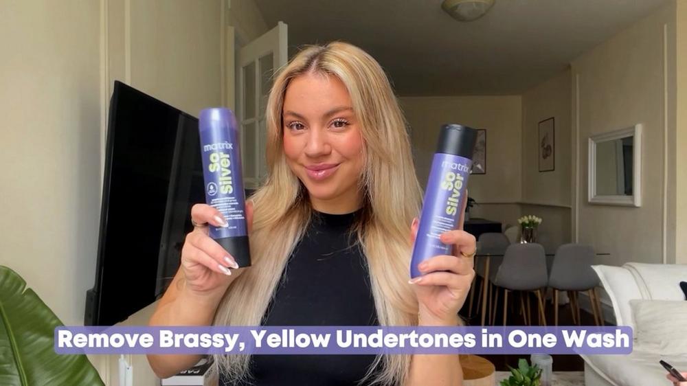 So Silver Purple Shampoo for Blonde Hair