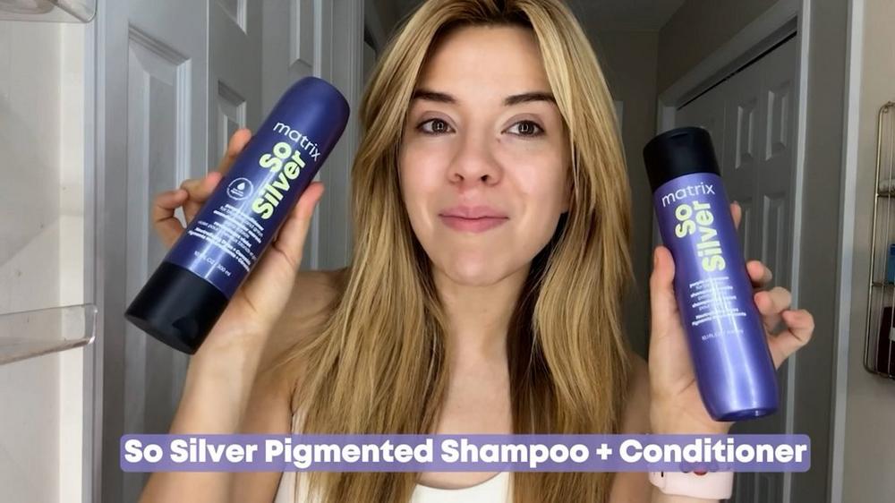 So Silver Purple Shampoo for Blonde Hair