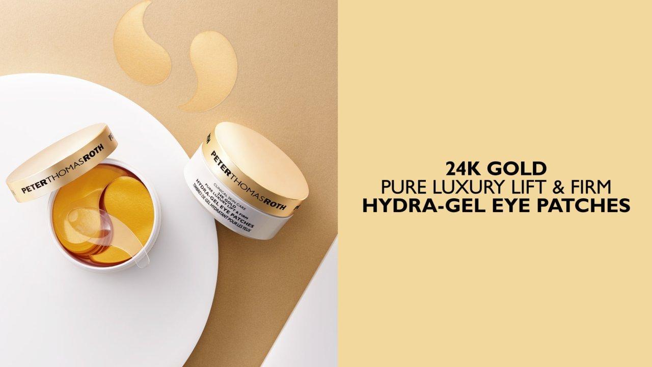 24K Gold Pure Luxury Lift & Firm Hydra-Gel Eye Patches - Peter Thomas Roth