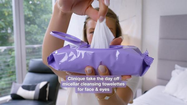 Clinique Take The Day Off Micellar Cleansing Towelettes for Face & Eyes Makeup Remover Wipes #4
