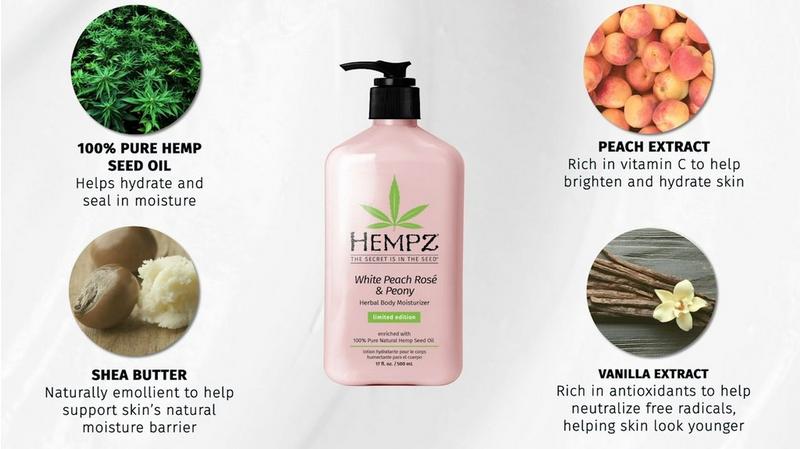 Hempz White Peach Rosé & Peony Herbal Body Moisturizer #6