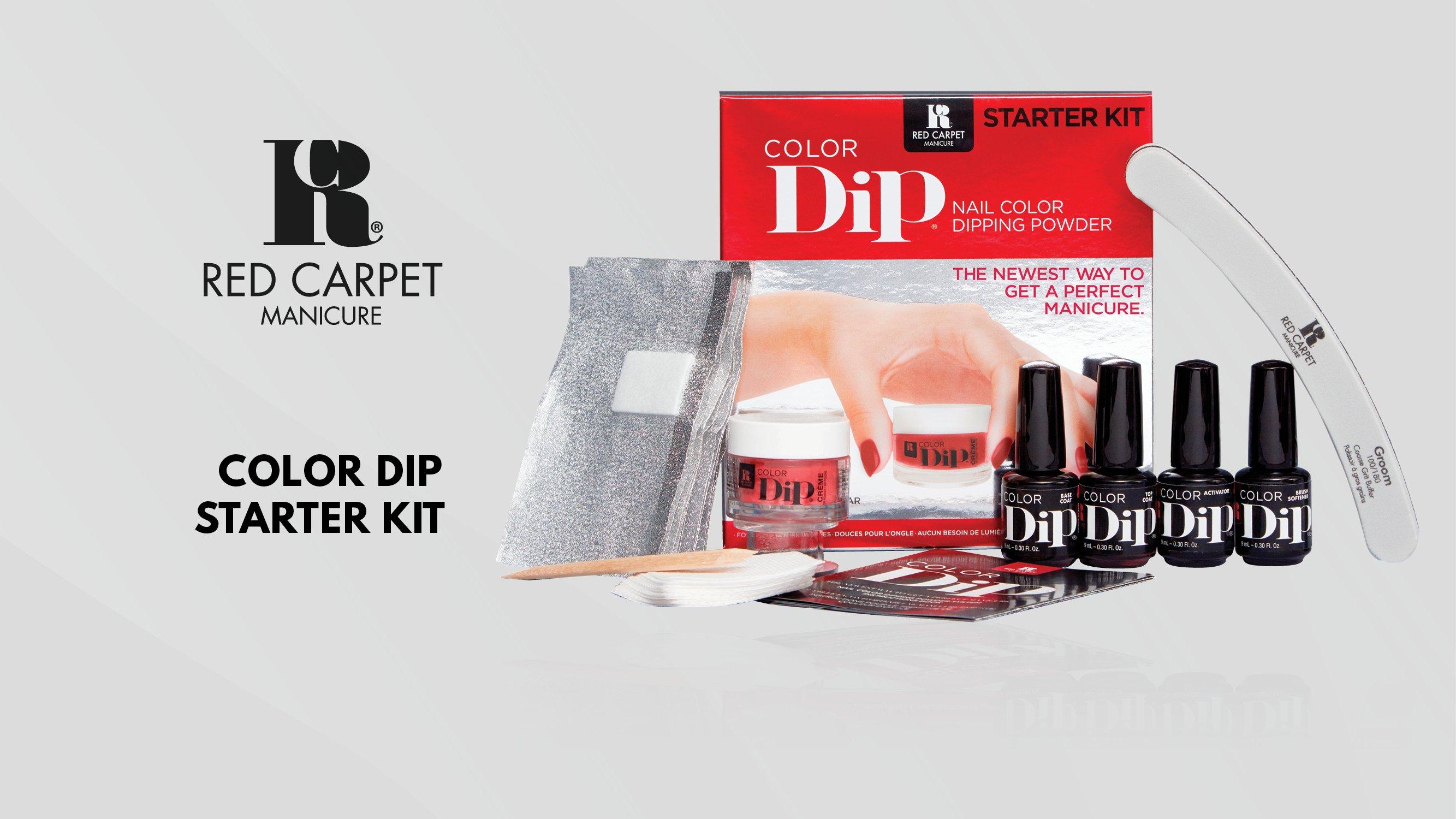  Revel Nail Dip Powder Liquid Set - Dip Powder Base Coat,  Activator, Finish Gel and Gel Thinner, Dip Liquid Set, DIY Nail Kit :  Beauty & Personal Care