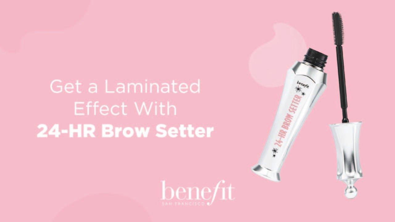 Benefit 24hr Brow Setter Clear Brow Gel TRAVEL-SIZE 2ml