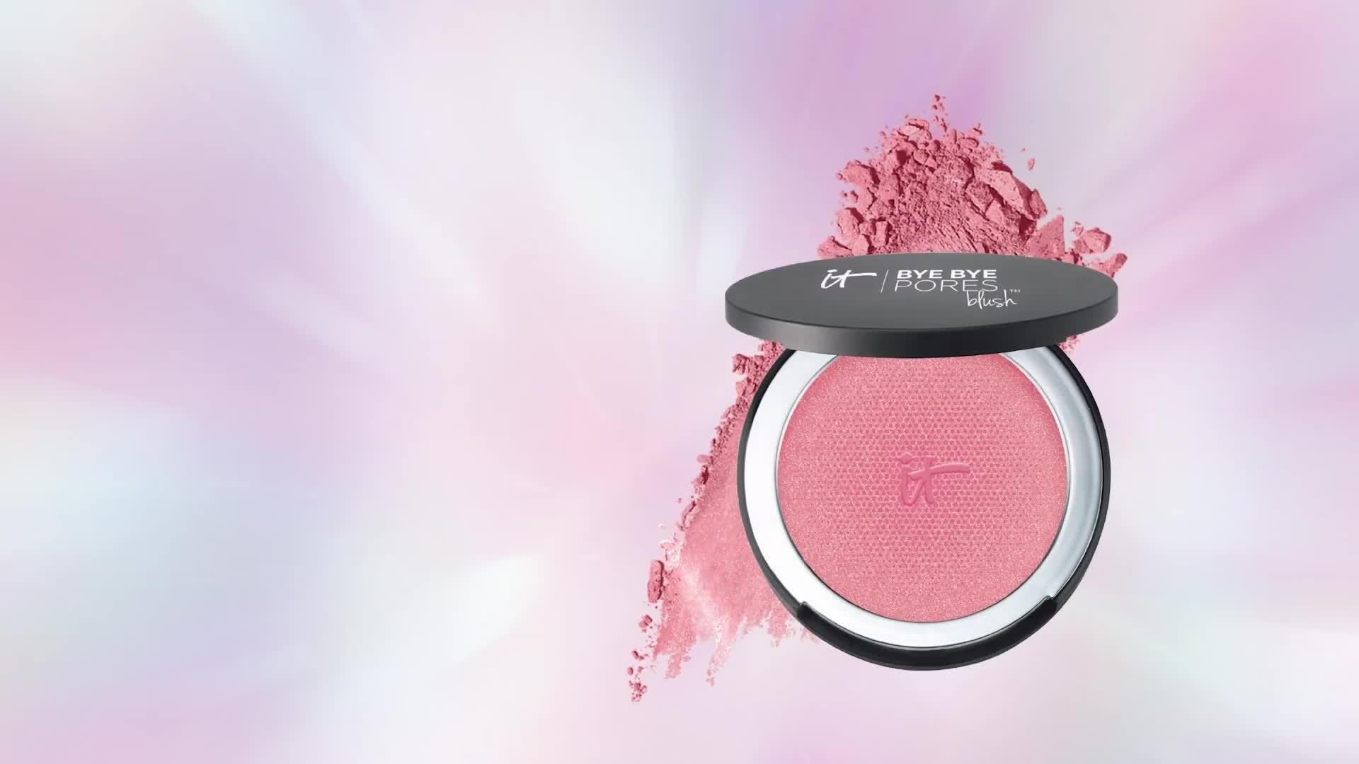 IT Cosmetics Bye Bye Pores Blush in Naturally Pretty Review and Swatches