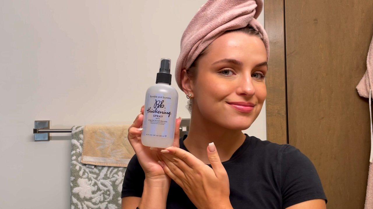Black Ice Fine Mist Hair Spray Bottle - PRINCESSA Beauty Products