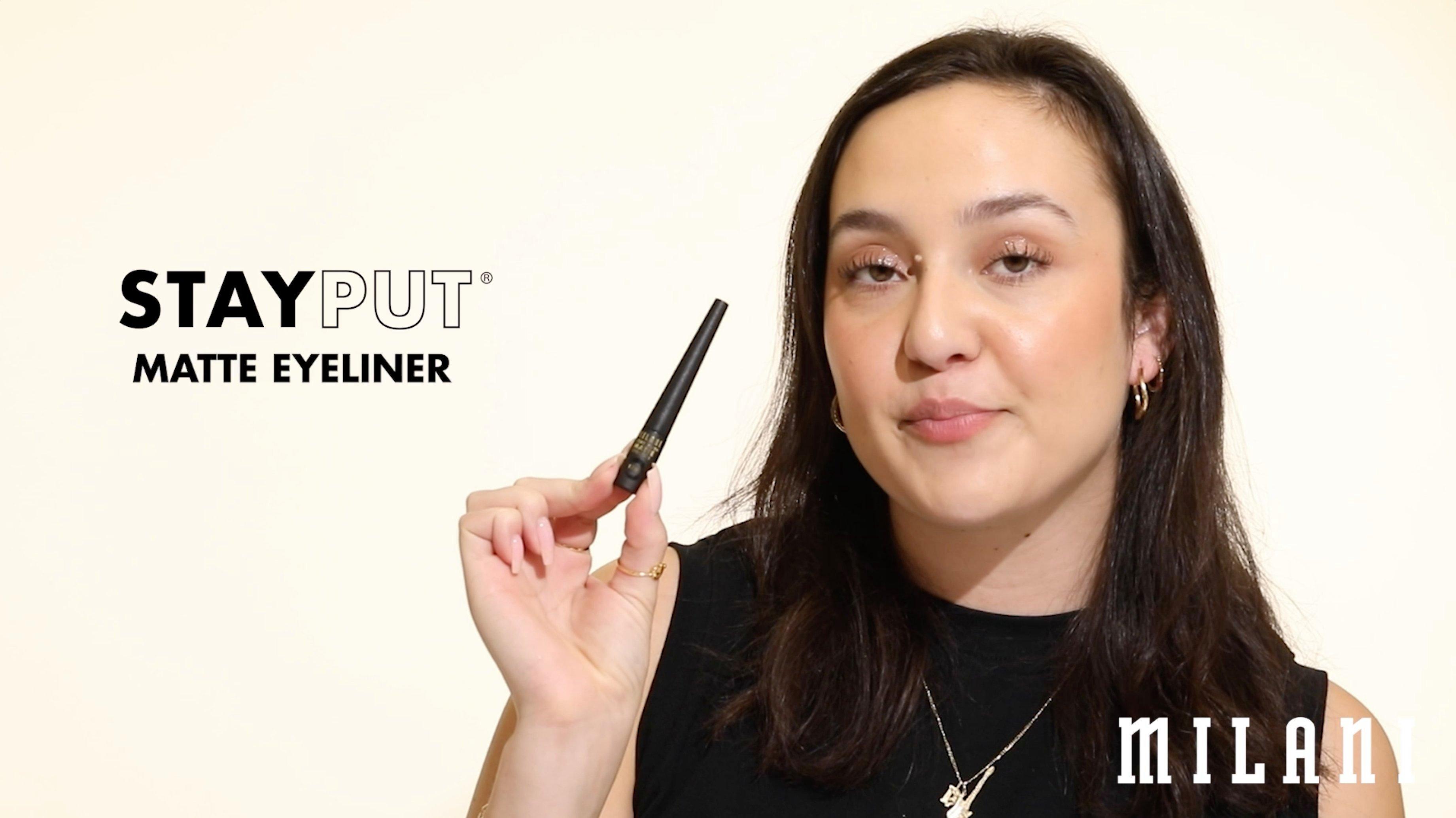 Milani Stay Put Liquid Eyeliner Matte Black - Shop Eyeliner at H-E-B