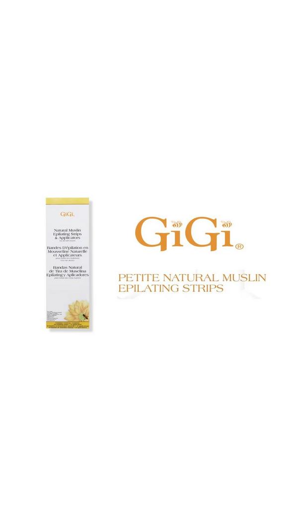 Gigi Natural Muslin Epilating Strips & Applicators #7