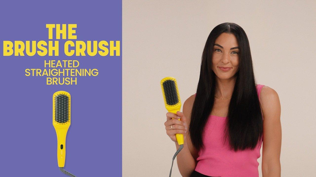Styling Tools Brush Crush Heated Straightening Brush Drybar The