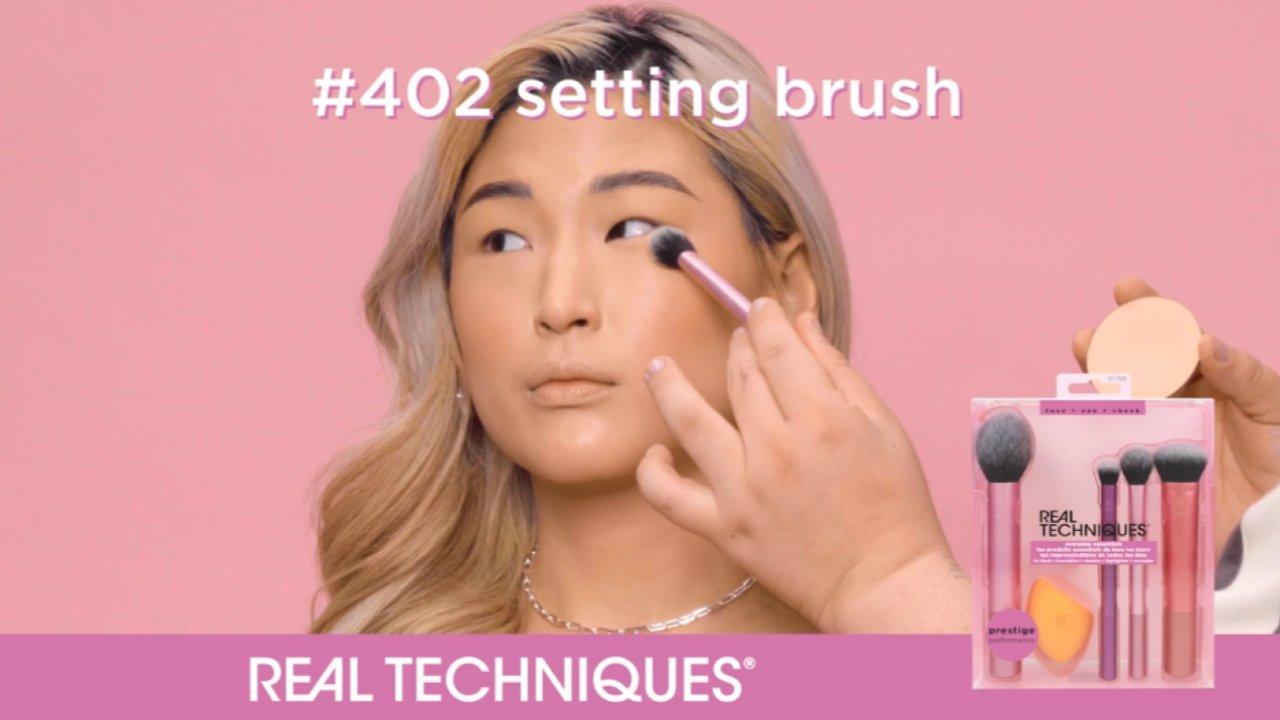 Real Techniques Brushes Everyday Essentials Pennelli make-up donna