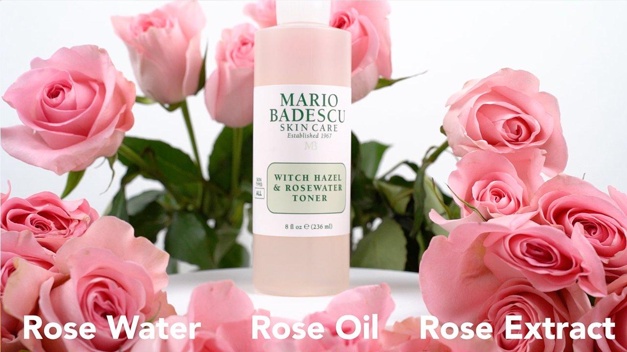 Hydrating Facial Toner w/ Rose Water, Witch Hazel & Aloe – Palermo Body