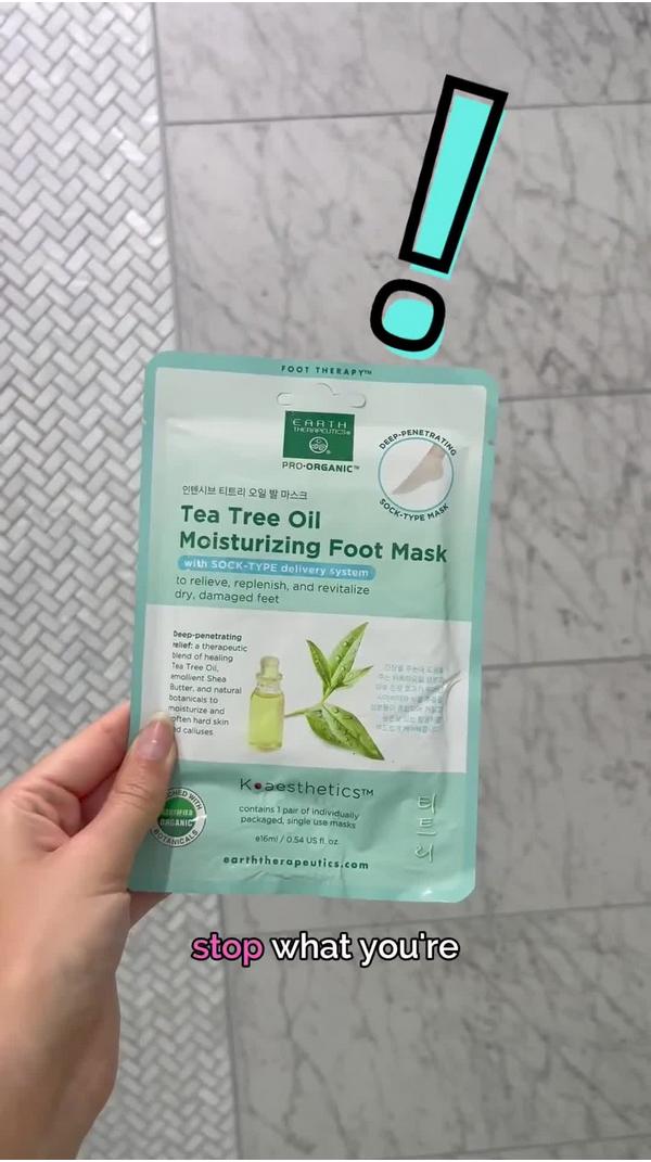Earth Therapeutics Tea Tree Oil Moisturizing Foot Mask #4