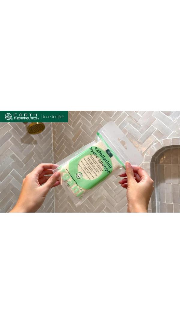 Earth Therapeutics Organic Cotton Square Body Sponge #6