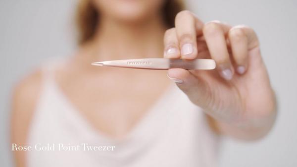 Tweezerman Rose Gold Point Tweezer #7