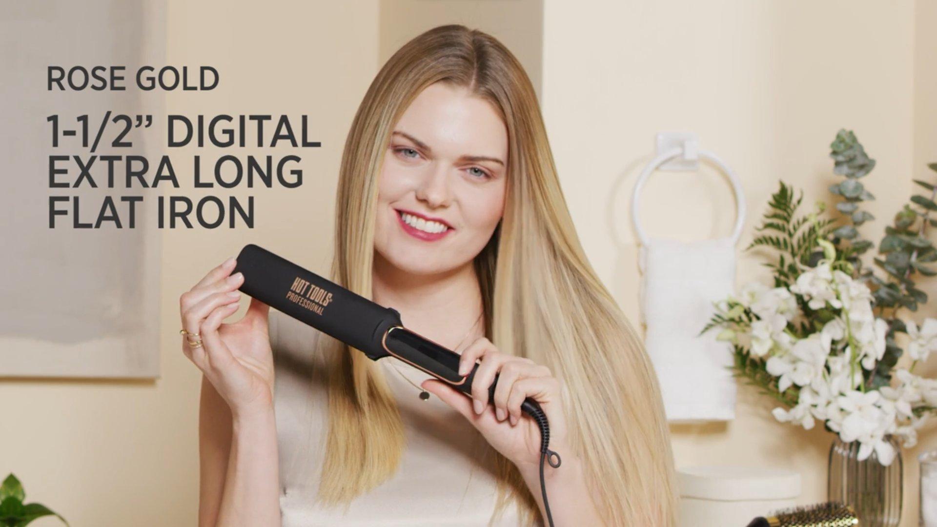 Hot Tools Professional Rose Gold 1 1 2 Extra Long Flat Iron Ulta Beauty