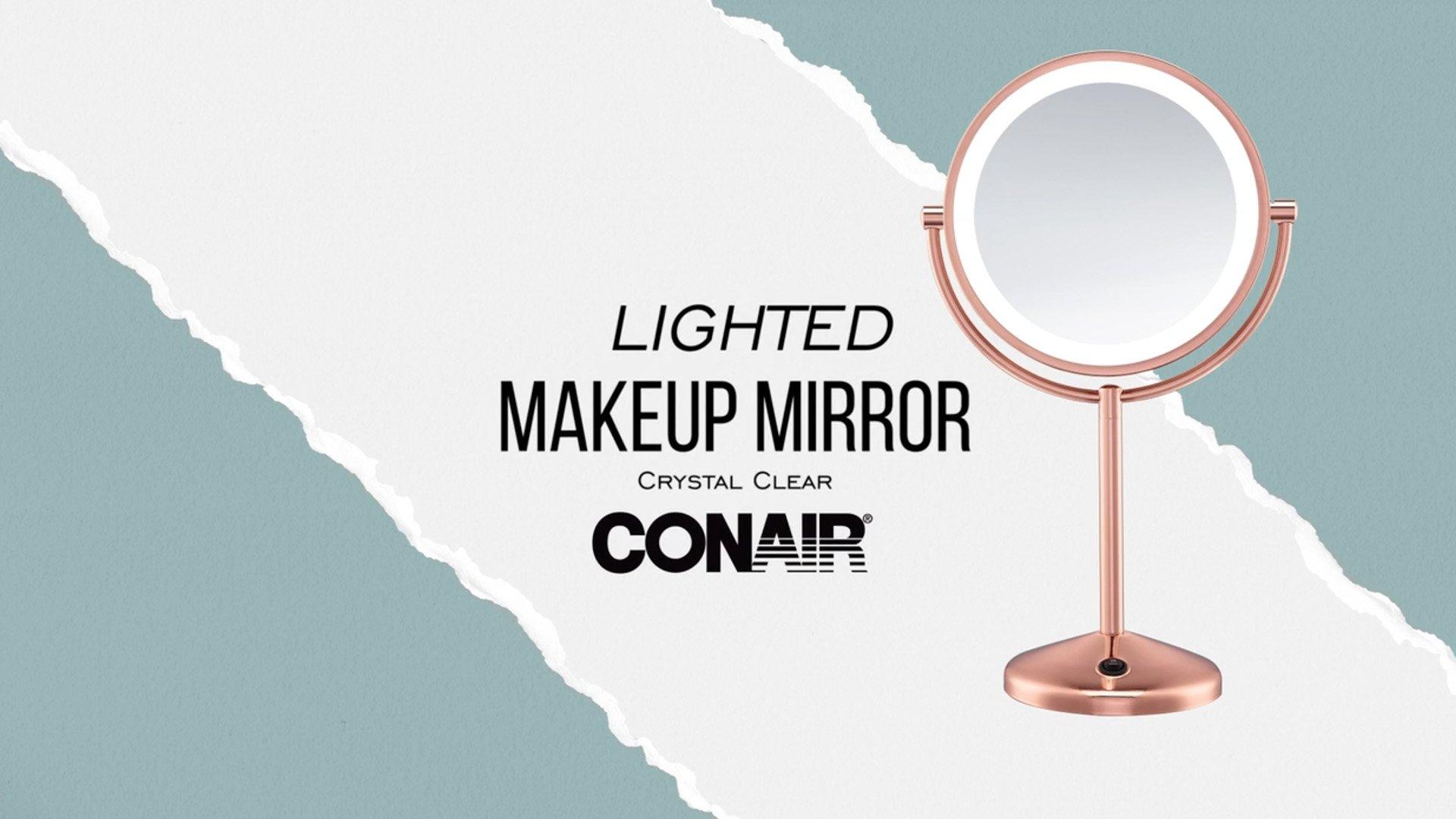 Conair Reflections LED Rose Gold Makeup Mirror