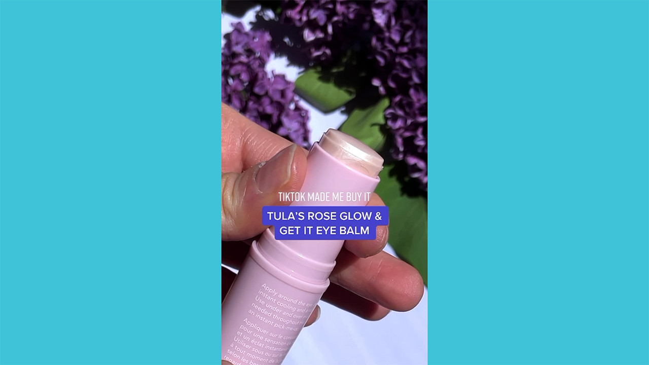  TULA Skin Care Eye Balm Glow & Get It - Dark Circle Treatment,  Instantly Hydrate and Brighten Undereye Area, Portable and Perfect to Use  On-the-go, 0.35 oz. : Beauty & Personal