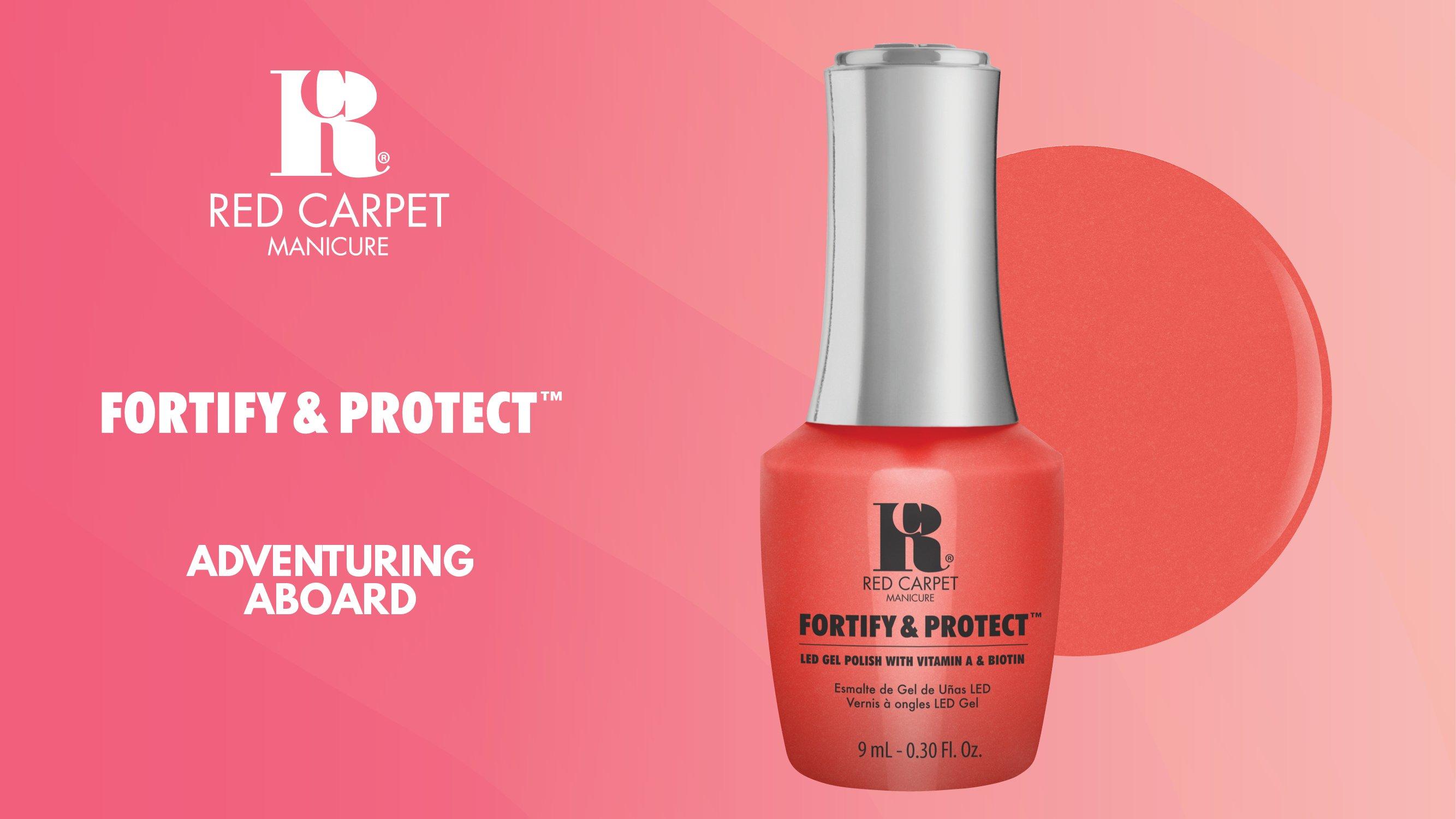 Fortify & Protect LED Gel Nail Polish Collection - Red Carpet Manicure