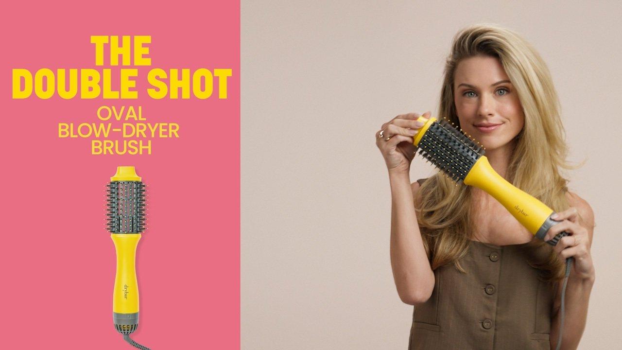 Double Shot Small Brush Blow Dryer Drybar The Double Shot Oval