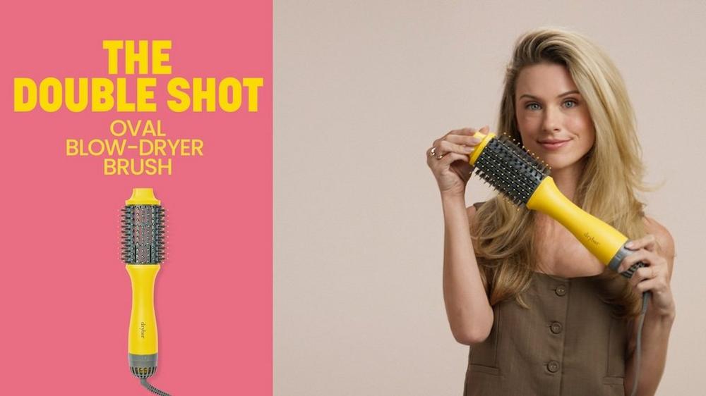 The Double Shot Oval Blow-Dryer Brush