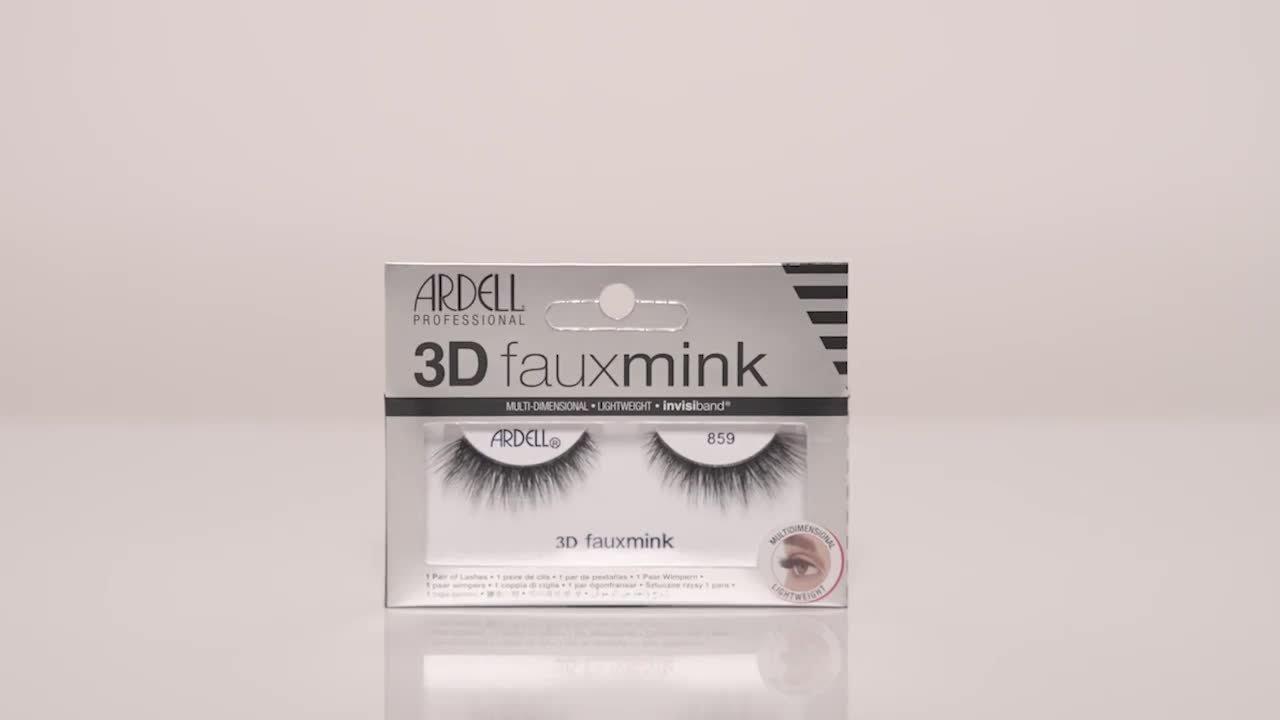 Ardell 3D Faux Mink 862 Lashes, Cruelty Free Eyelashes