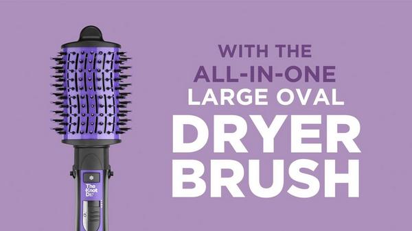 Conair InfinitiPRO By Conair The Knot Dr. Detangling Hot Air Brush #6