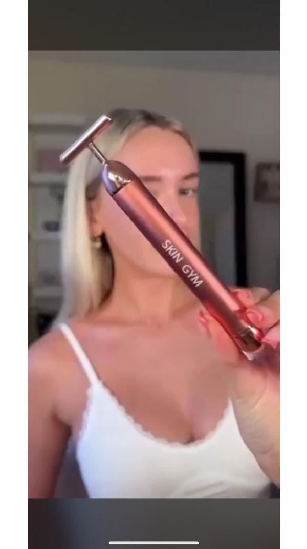 Skin Gym Beauty Lifter Vibrating T-Bar Roller #6