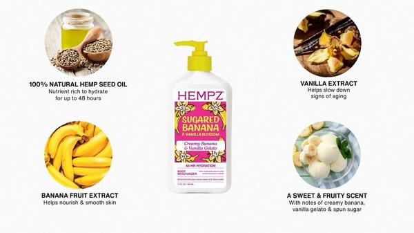 Hempz Sugared Banana & Vanilla Blossom Herbal Body Moisturizer #7